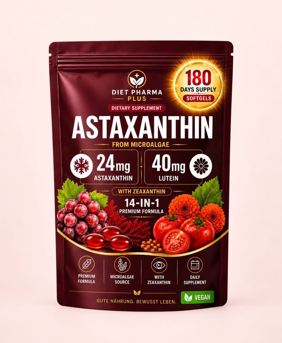 Diet Pharma Plus – Astaxanthin Komplex – 180 Softgels